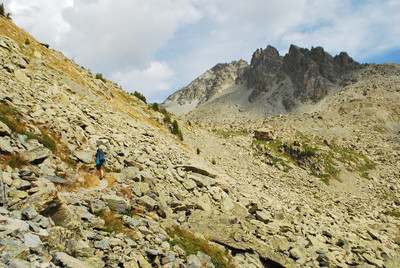 Le secteur du Mont Viso est très mineral, et c'est très beau ! Le secteur du Mont Viso est très mineral, et c'est très beau !