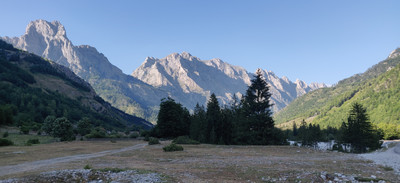 entre Valbonë et l'hôtel Fusha e Gjesë