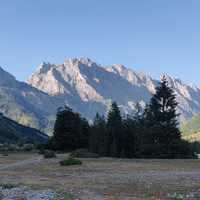 entre Valbonë et l'hôtel Fusha e Gjesë