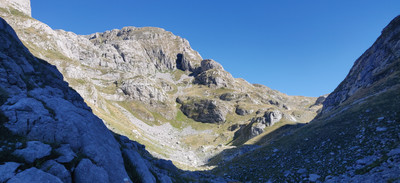 depuis Valbonë, le vrai col vu du faux