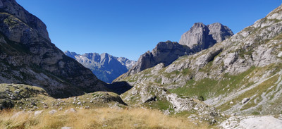 le vallon de montée, vu du Prosllopit le vallon de montée, vu du Prosllopit