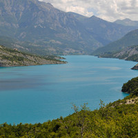 Branche ubayenne du lac de Serre-Ponçon