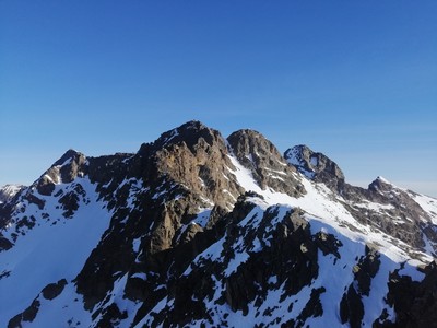 Les Chalanchas et le couloir depuis la Tête de Jassine