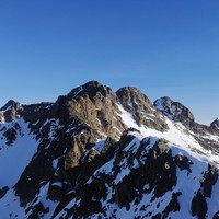 Les Chalanchas et le couloir depuis la Tête de Jassine