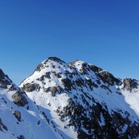 Le sommet depuis le Pas du Corborant