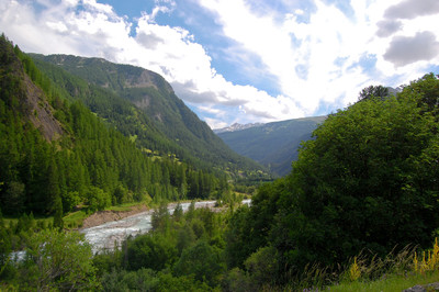 L'Ubaye entre Petite Serenne et Saint Paul
