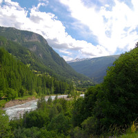 L'Ubaye entre Petite Serenne et Saint Paul