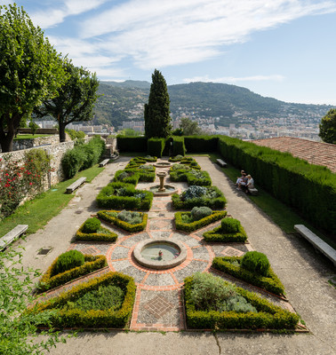 Nice, jardin du monastère de Cimiez