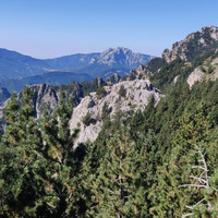 Penyes Altes, de peu après le Coll de Jou