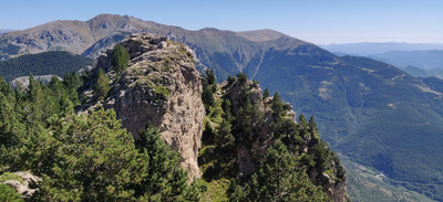 Sommet E devant la Tosa d'Alp