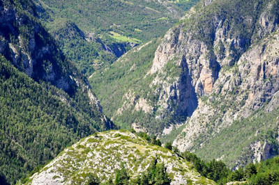 Gorges du Guil en amont de la Maison du Roy, par omα Gorges du Guil en amont de la Maison du Roy, par omα