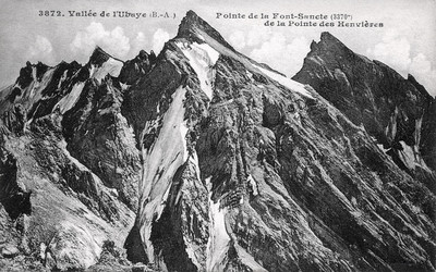 La Font Sancte vue du Pic des Heuvières par Victor de Cessole (CPA)