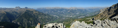 Panorama sur l'Ubaye