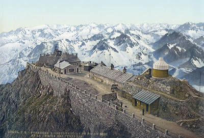 Pic du Midi de Bigorre, en 1900, par Photoglob N°0000018425 Pic du Midi de Bigorre, en 1900, par Photoglob N°0000018425