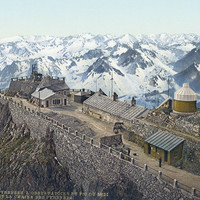Pic du Midi de Bigorre, en 1900, par Photoglob N°0000018425
