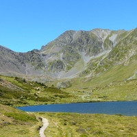 Le versant E du Carlit