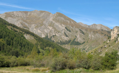 L'Enclause / Monte Ventasuso vu d'Argentera L'Enclause / Monte Ventasuso vu d'Argentera