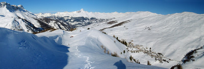 Saint Véran vu du Pic Cascavelier
