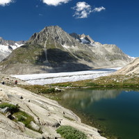 Märjelen see, glacier d'Aletsch, Olmenhorn
