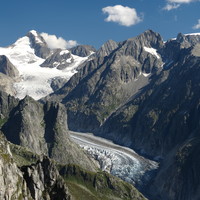 Fieschergletscher, Galmigletscher, Studergletscher, Oberaarhorn, Wasenhorn, Galmihorn