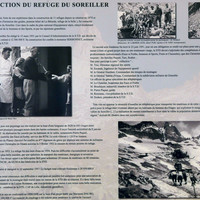 La construction du refuge du Soreiller