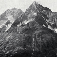 Cime de l'Encoula - Grande Aiguille de la Bérarde N en 1900 par le TCF