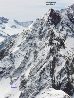 Grande Aiguille de la Bérarde -Couloir N Grande Aiguille de la Bérarde -Couloir N