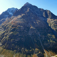 Versants N de la Grande Aiguille de la Bérarde et de l'Encoula
