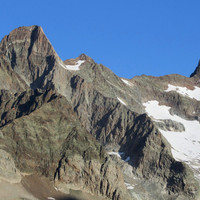 Vue du vallon de Bonne Pierre sur le Rouget,  le Pic Gény  et le Plaret 