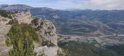 du sommet vers le Glandasse, Châtillon en Diois, le Dévoluy du sommet vers le Glandasse, Châtillon en Diois, le Dévoluy