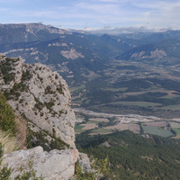 du sommet vers le Glandasse, Châtillon en Diois, le Dévoluy 