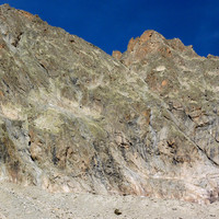 Face SE de l'Aiguille Centrale du soreiller - Face S de la Pointe d'Amont