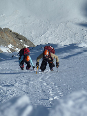 [Concours Photo Sophie 2023] Vue de l'arête - arête Mettrier, Dômes de Miage