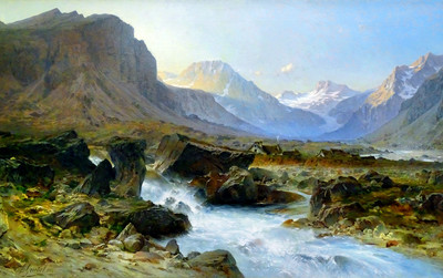 La Bérarde en 1882 par Laurent Guétal