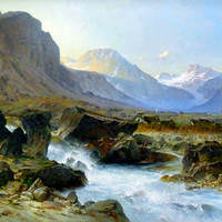 La Bérarde en 1882 par Laurent Guétal