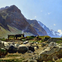 La Bérarde et le haut Vénéon en 1888 par Laurent Guétal