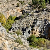 Cañon de los Arcos : l'entrée de la longue partie plus étroite aménagée