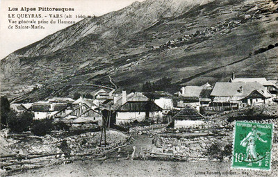 Vars Ste Marie, Vars Ste Catherine en haut à droite (CPA) Vars Ste Marie, Vars Ste Catherine en haut à droite (CPA)