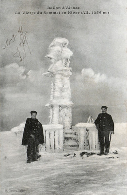 Sommet du Ballon d'Alsace en hiver (CPA) Sommet du Ballon d'Alsace en hiver (CPA)