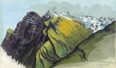 Glärnisch par Hans Konrad Escher von der Linth Glärnisch par Hans Konrad Escher von der Linth