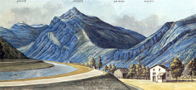 Déviation de la Linth vers le lac de Wallenstadt par Hans Konrad Escher von der Linth Déviation de la Linth vers le lac de Wallenstadt par Hans Konrad Escher von der Linth