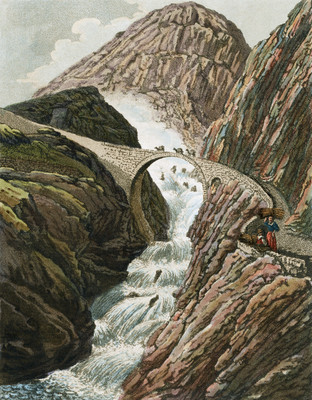 Pont du Diable sur la Reuss, en 1806 par Hans Conrad Escher von der Linth Pont du Diable sur la Reuss, en 1806 par Hans Conrad Escher von der Linth