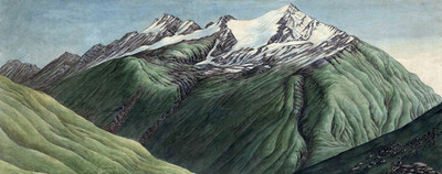 Scopi vu du val Maria par Hans Konrad Escher von der Linth Scopi vu du val Maria par Hans Konrad Escher von der Linth