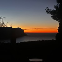 Lever de soleil classique à l'auberge