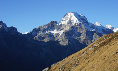 Naya Kanga depuis les pentes du Cherko Ri