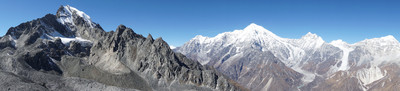 Naya Kanga, Langtang Lirung et Yubra