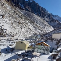 Les huttes du camp Ratsek 