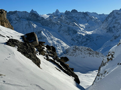 Le collet de La Cassorte versant Arolla. Pas mal comme ça, n'est-ce pas Maurice?