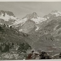 Point de vue du refuge du Mercadeau, années 60-65