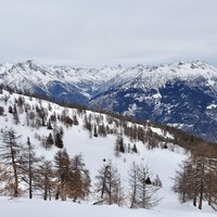 En face la descente sur Lin Blanc